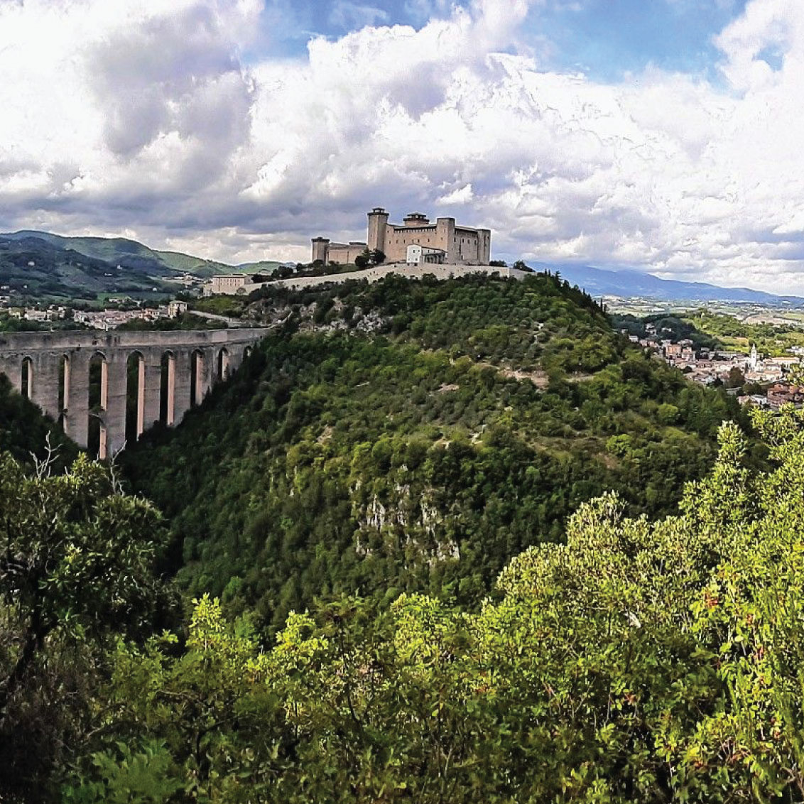 panoramica di SPoleto